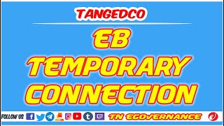 How to Apply Temporary EB Connection in Tamil  Online  TNEB  TANGEDCO [upl. by Ynner720]