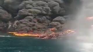 Nigeria  FPSO Trinity owned by Shebah EampP exploded and sunk today offshore Escravos 0302 022 [upl. by Brand863]