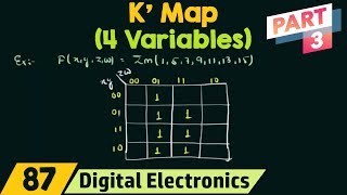 4 Variable Karnaugh Map Part 3 [upl. by Lubow]