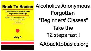 Alcoholics Anonymous  12 STEPS OF AA  BACK TO BASICS  Wally P  Sept 22 2012 [upl. by Enilhtak]