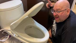 Installing a TOTO bidet toilet seat [upl. by Anma]