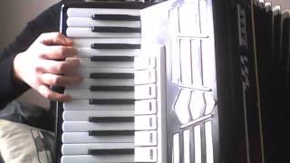 accordéon piano 1 la gamme de DO [upl. by Ynaffet]