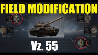 Vz 55  WoT  🏞️ Field Modification  World of Tanks [upl. by Panthia]