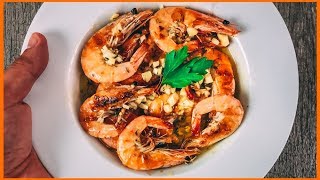 Gambas o Camarones a la Plancha con Vinagreta de Miel y Mostaza 🍤 [upl. by Cardie294]