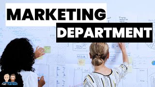 What does a Marketing Department do [upl. by Ymmak87]