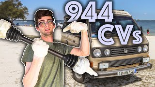 Installing 944 CV Joints On My Vanagon [upl. by Henleigh]