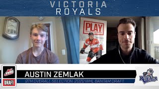 WHL Future Stars Austin Zemlak Victoria Royals [upl. by Karilynn535]