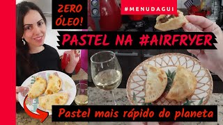 PASTEL FRITO NA AIRFRYER  MUITO FÁCIL  PASTEL RÁPIDO DE MASSA PRONTA NA AIRFRYER  GUI MARGUTTI [upl. by Enid882]