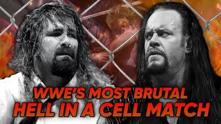 The True Story Of WWEs Most BRUTAL Hell In A Cell Match The Undertaker vs Mankind [upl. by Ahsircal]