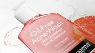 My own experience of using Neutrogena Oil  Free Acne Wash pink grapefruit facial cleanser [upl. by Zales111]