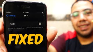 How to Fix iPhone 7 WIFI not Working  Grayed Out WiFi [upl. by Lalitta]