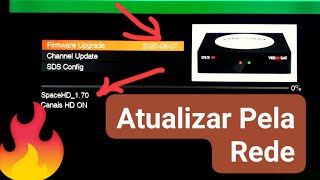 Como Atualizar O VisionSat Space HD Pela Rede WIFI [upl. by Ennoirb]