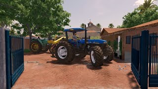 TRATOR NEW HOLLAND 8030  ARANDO TERRA  INTERIOR DO MATO GROSSO DO SUL  FARMING SIMULATOR 22 [upl. by Retha]