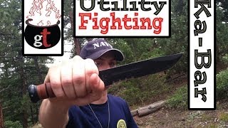 KABAR FightingUtility USMC Knife Review Too Old [upl. by Eeluj]