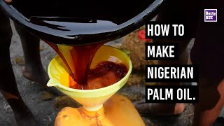 How to Make Nigerian Palm Oil [upl. by Marelya79]