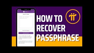 How To Recover Your Pi Wallet Seedphrase or Passphrase [upl. by Nahem]