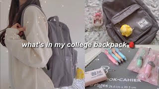 whats in my university backpack  pack with me  back to school 2021 🎒🧃 [upl. by Anne-Marie296]