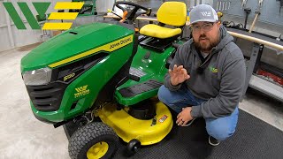 Which John Deere S100 Riding Lawn Mower Should you Buy  John Deere S100 Series Buying Guide [upl. by Shaff]