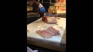 cutting swordfish steaks [upl. by Iney]