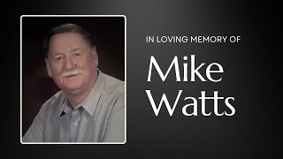 Memorial Service Livestream  Mike Watts [upl. by Rufus]