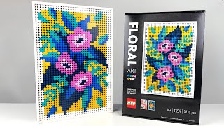 LEGO Floral Art Review [upl. by Ailido970]