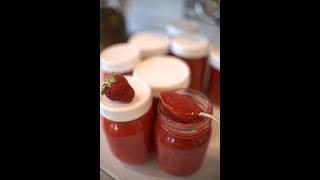 Delicious Strawberry Freezer Jam A Summer MustTry [upl. by Other]