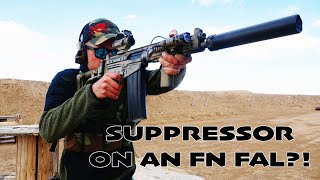 Suppressor on an FN FAL How [upl. by Noraha63]