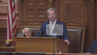 Georgia Gov Brian Kemp delivers annual State of the State address [upl. by Nosnaj]