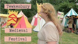 Visiting the Tewkesbury Medieval Festival Vlog [upl. by Anelec]