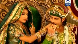 Jodha and Akbar praying [upl. by Sirromal]