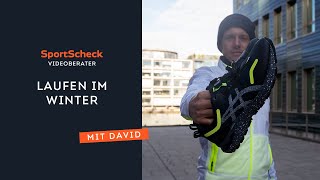 SportScheck Videoberater mit Laufprofi David Schönherr  Laufen im Winter [upl. by Ayik]