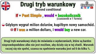 Drugi tryb warunkowy angielski  SECOND CONDITIONAL 2 [upl. by Luapnoj]