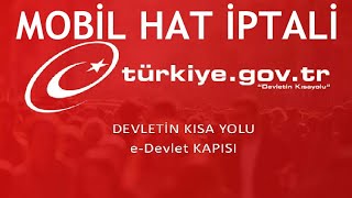 EDevlet Mobil Hat İptali Nasıl Yapılır [upl. by Alger661]