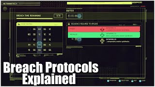 Cyberpunk 2077 Breach Protocols Explained Hacking  Getting the Most Out of BreachAccess Points [upl. by Grimes336]