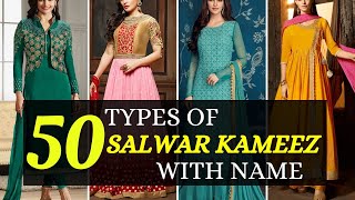 50 Different Types of Salwar Kameez With Name  Blossom Trends [upl. by Elocal]