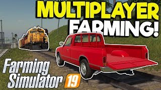 FARMERS DESTROY MILLION DOLLAR FARM  Farming Simulator Multiplayer 19 Gameplay [upl. by Eatnoed]