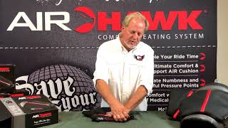 AirHawk How to inflate and install your Motorcycle cushion [upl. by Rosemary]