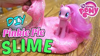 MY LITTLE PONY PINKIE PIE SLIME DIY 🦄  Mommy Etc [upl. by Aloisius]