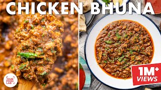 Chicken Bhuna Recipe  Street Style Green Chutney amp Red Chutney  Chef Sanjyot Keer [upl. by Nnaeus]