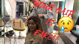 BLACK GIRL GETS HAIR DONE IN CHINA  success or fail 🤨 [upl. by Ioab430]