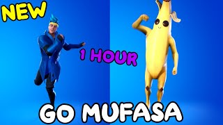 FORTNITE GO MUFASA EMOTE 1 HOUR [upl. by Elrak]