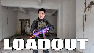 Gordon Serious Nerf MILSIM Loadout [upl. by Adnouqal79]