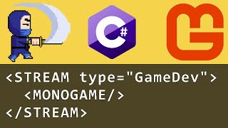 Game Dev TutorialStyle Stream  Simple Platformer in MonoGame C [upl. by Ahslek748]