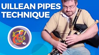 Uilleann Pipes Lessons The Hag At The Churn with Mikie Smyth [upl. by Marentic]