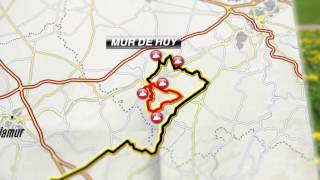 Parcours  Route  La Flèche Wallonne 2017 [upl. by Fisk478]