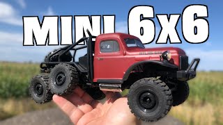 The ONLY 6x6 Mini RC Crawler you can buy 118 Scale FMS Atlas 6x6 RC Car [upl. by Rattan926]