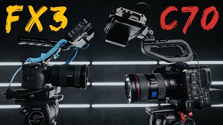 Sony FX3 VS Canon C70 [upl. by Nyliak]