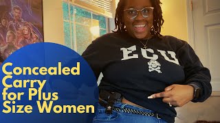 Concealed Carry Holster Review  Plus Sized Women [upl. by Ameehs]