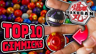 Ultimate Top 10 Bakugan GIMMICKS List [upl. by Ailefo]