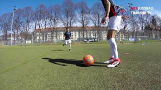 Fußballtraining Passübung Spielverlagerung Teil 1 [upl. by Joette]